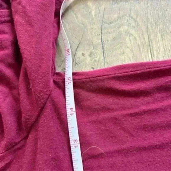 Maroon teeshirt dress - Picture 6 of 6